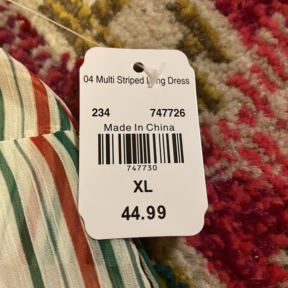 Striped Maxi Dress - Picture 4 of 4